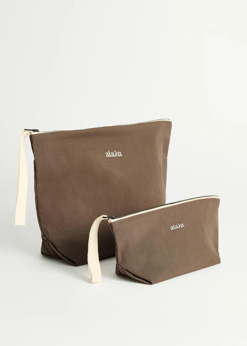 Aiayu Pouch Mini Heavy Poplin | Earth