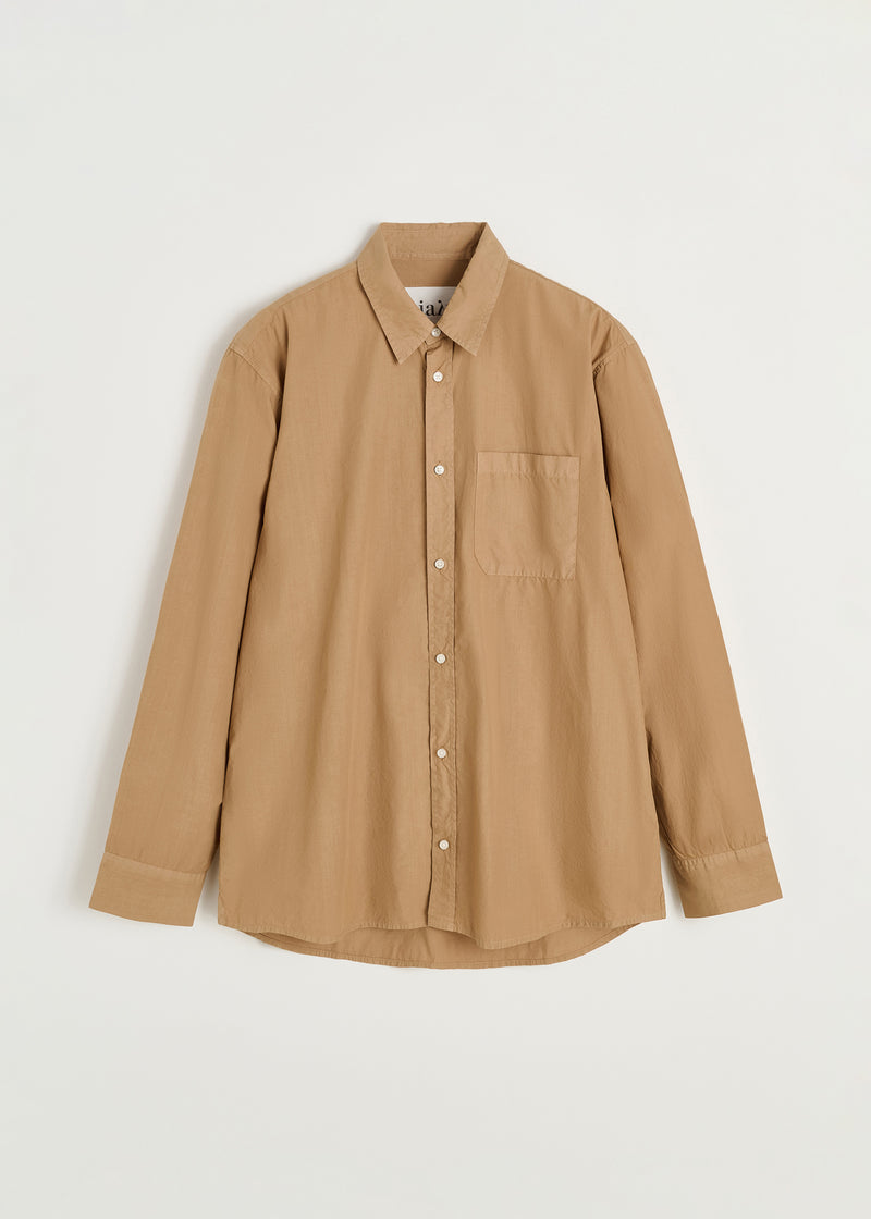 Aiayu Classic Shirt Dark Fawn | Unisex Skjorte