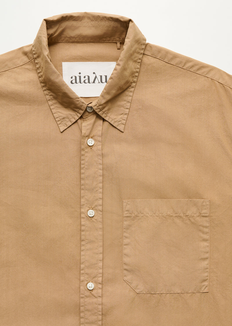 Aiayu Classic Shirt Dark Fawn | Unisex Skjorte