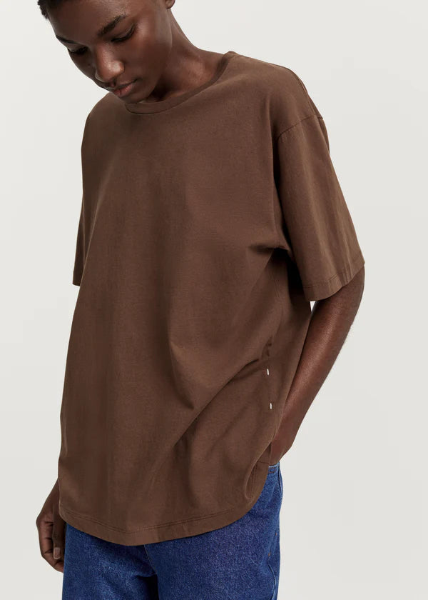 Aiayu Classic Circular Tee | Coffee