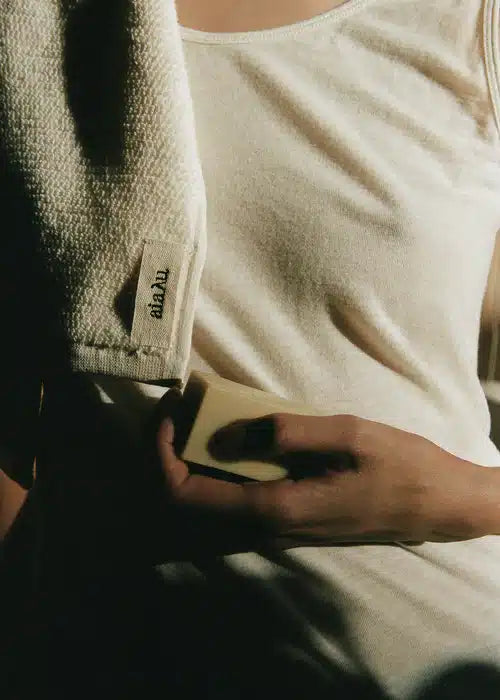 Aiayu Linen Hand Towel 50 x 90 Pure Nature | Økologisk Håndklæde