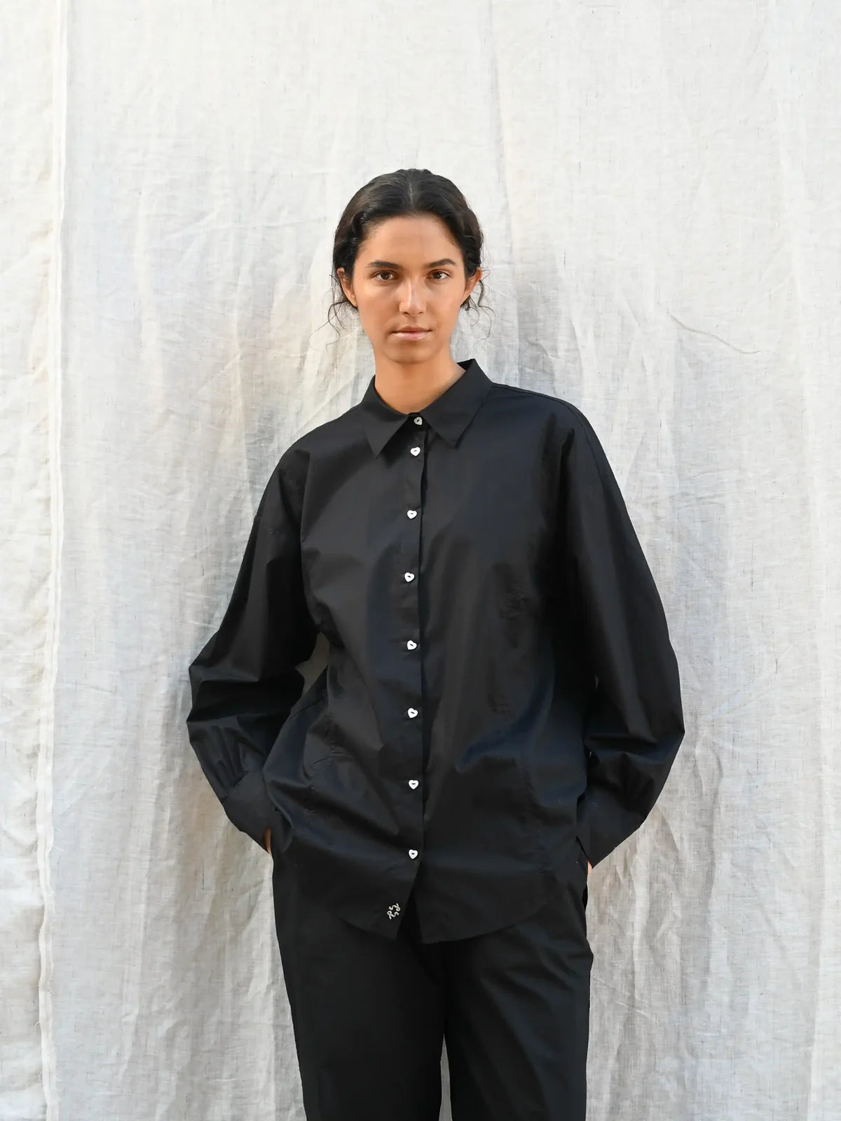 Proem Parades Dagmar Heart Shirt | Black