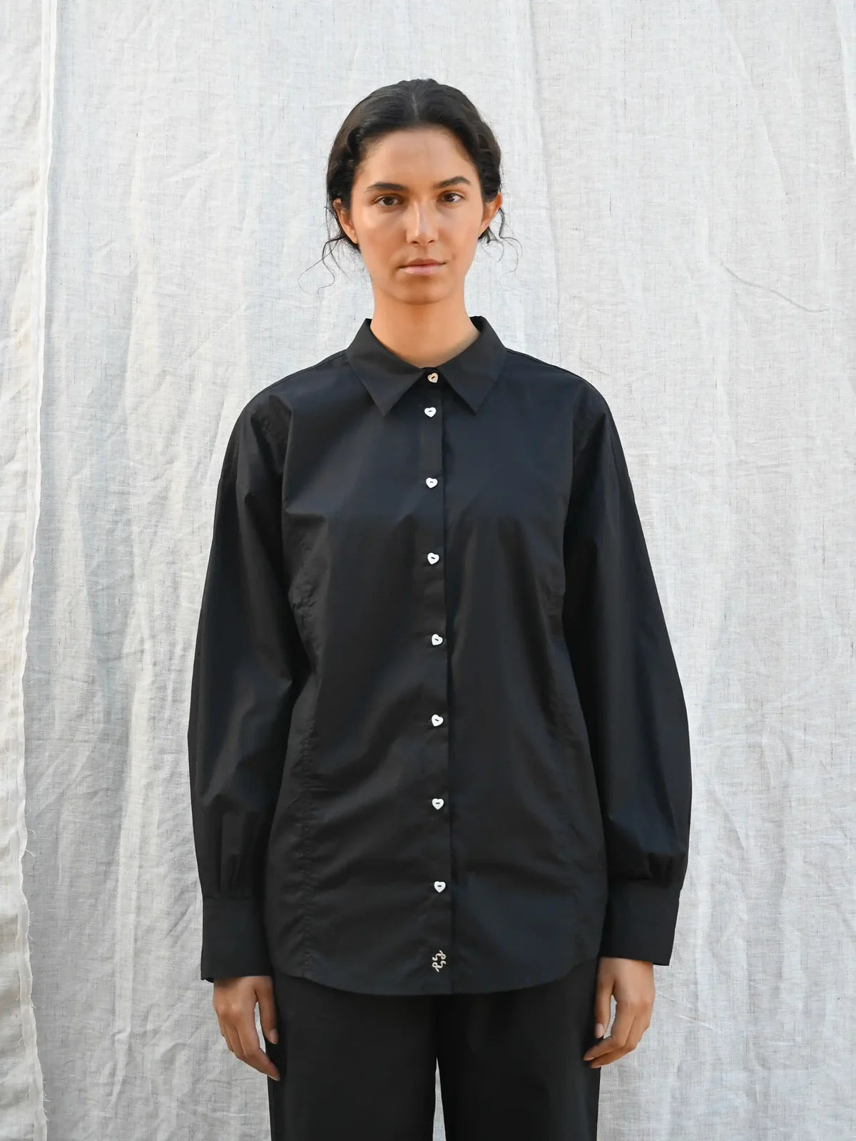 Proem Parades Dagmar Heart Shirt | Black
