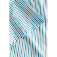 Rue de Tokyo Palla Pant Striped Cotton | Light Blue/Green Stripe