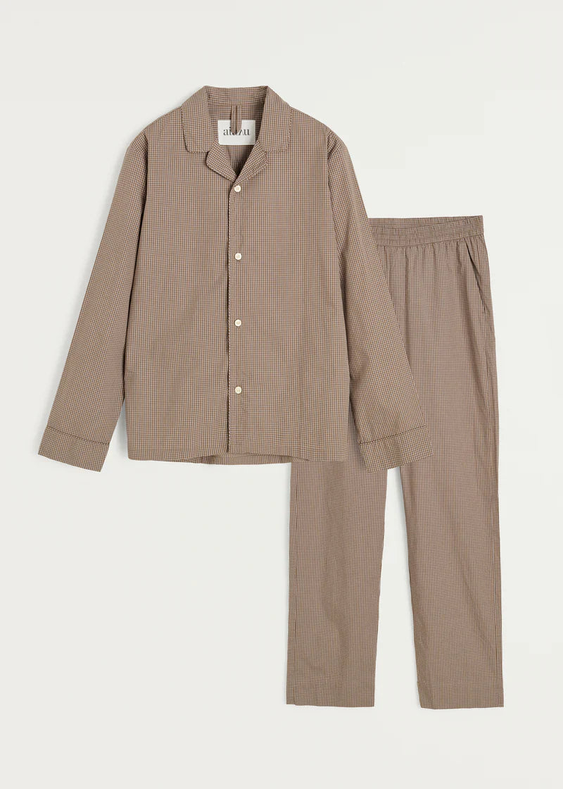 Aiayu Classic Pyjamas Check | Mix Fossil