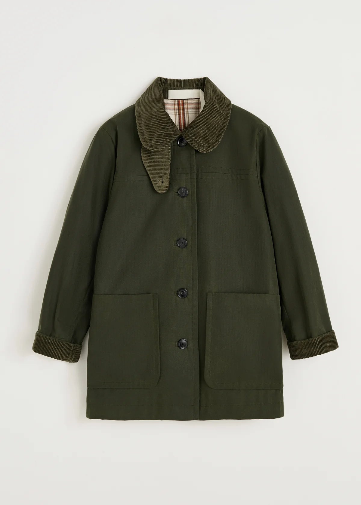 Aiayu Jamie Jacket Ripstop Oilskin | Archive Olive