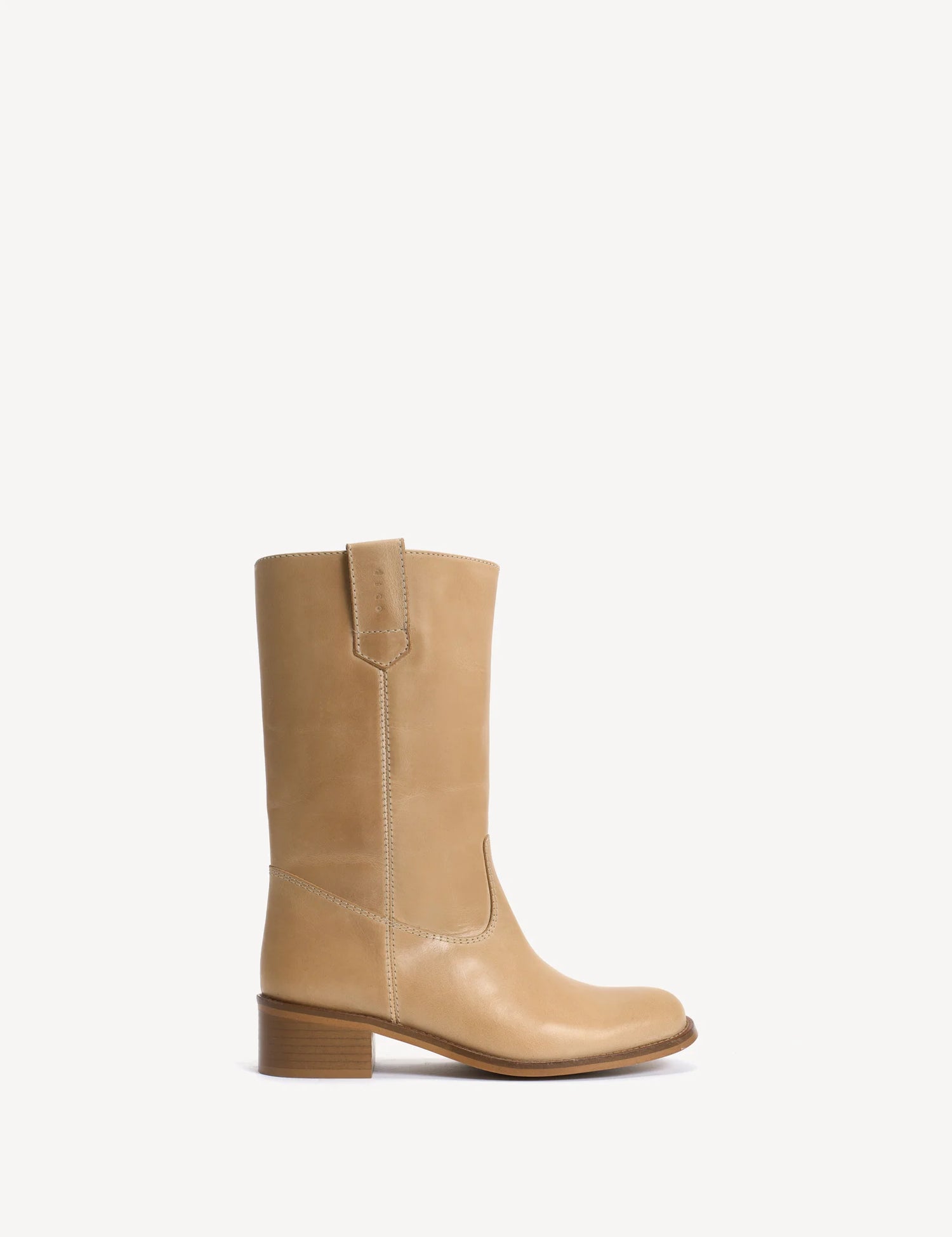 Dico Copenhagen Julia Gaucho Boot | Escovado Leather Light Tan