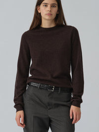 People's Republic of Cashmere  | Fitted Roundneck | Black Truffle