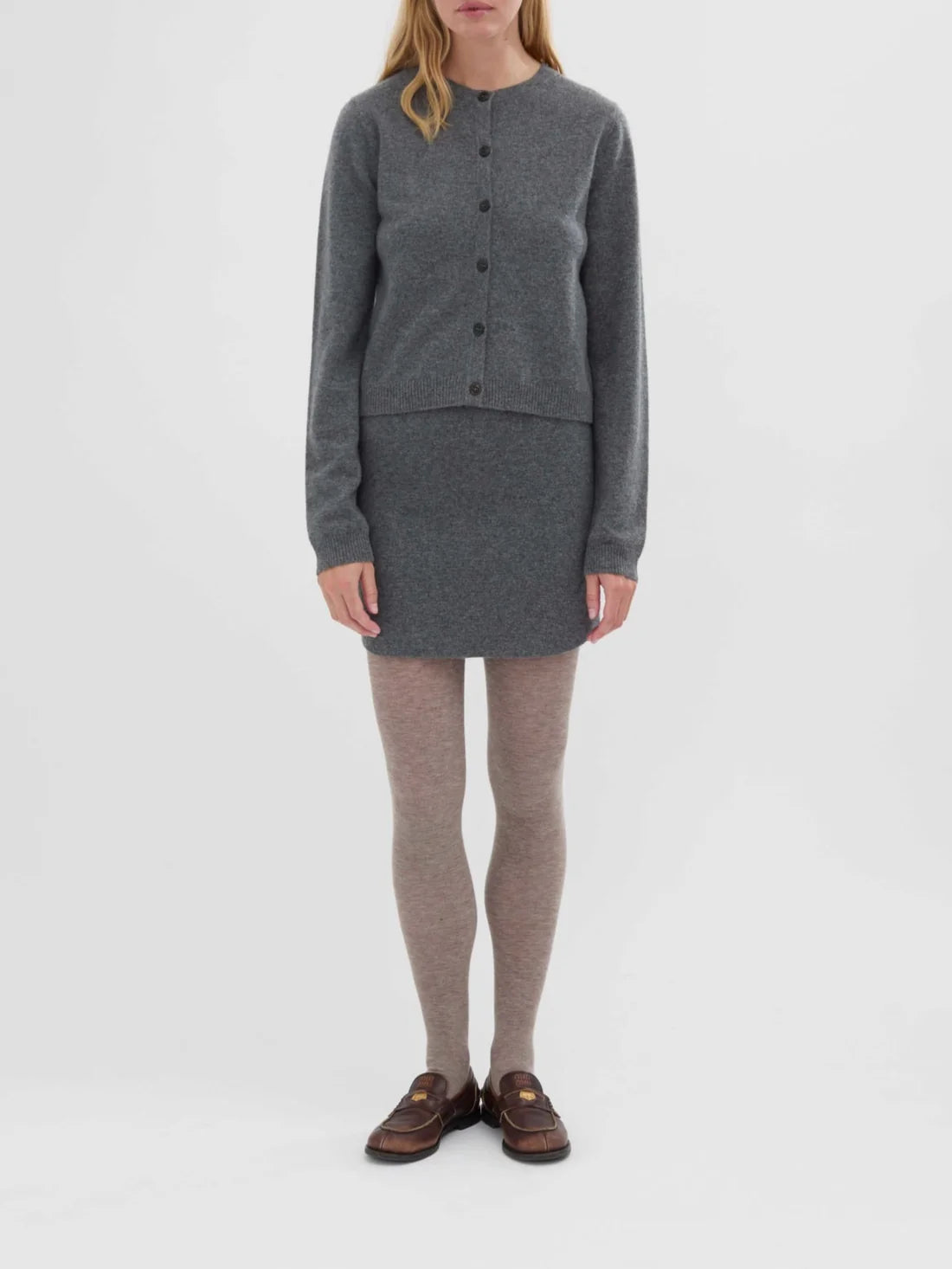 People's Republic of Cashmere  | O-Cardigan | Heather Grey