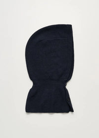 Aiayu Cindy balaclava | Black Navy | Pure Llama