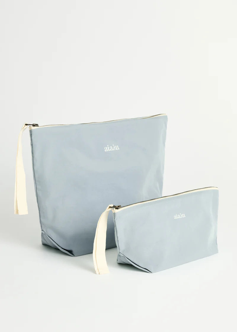 Aiayu Pouch Mini Heavy Poplin | Pacific