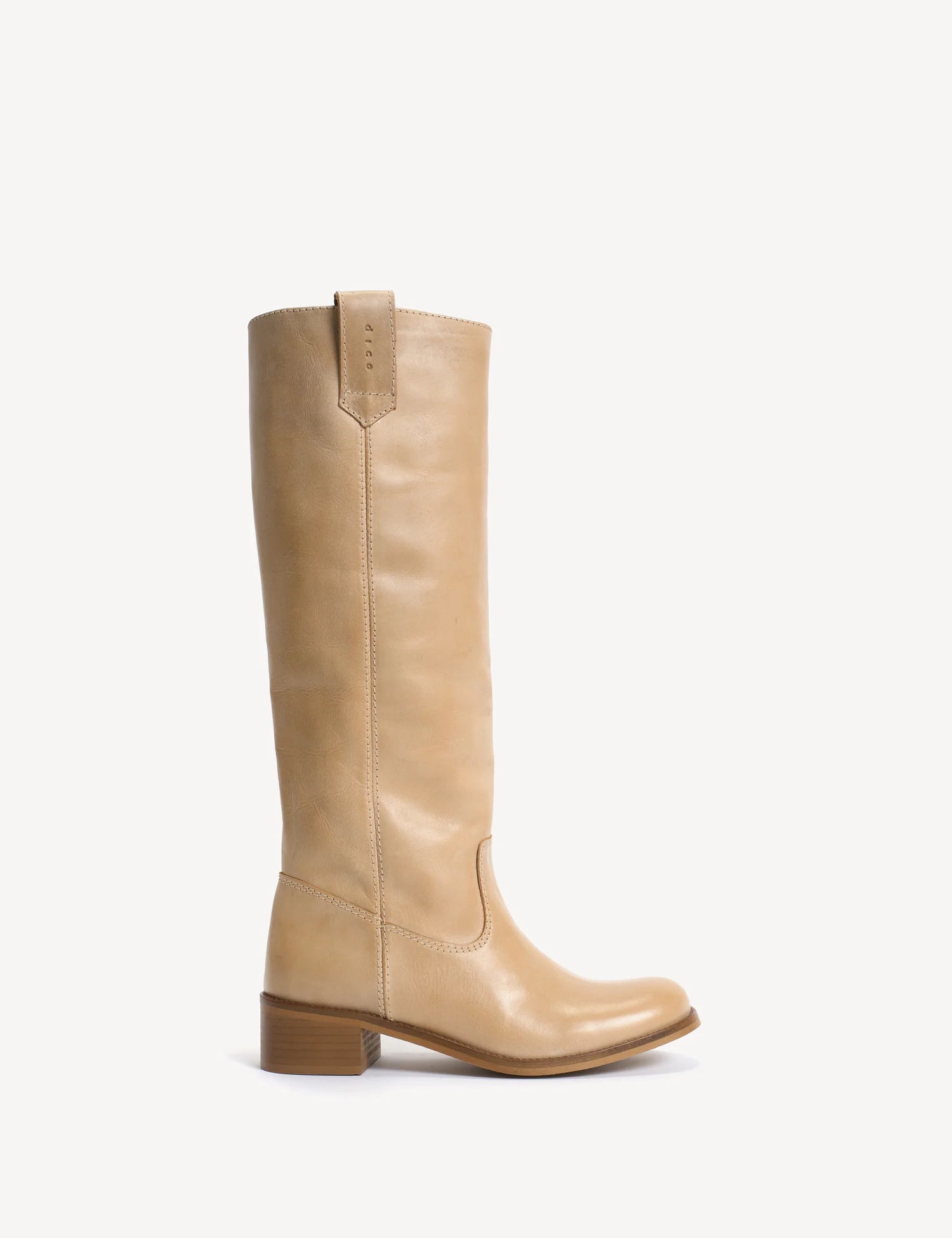 Dico Copenhagen Ann Gaucho Boot | Escovado Leather Light Tan