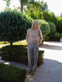 People's Republic of Cashmere  | New Brushed Roundneck | Camel