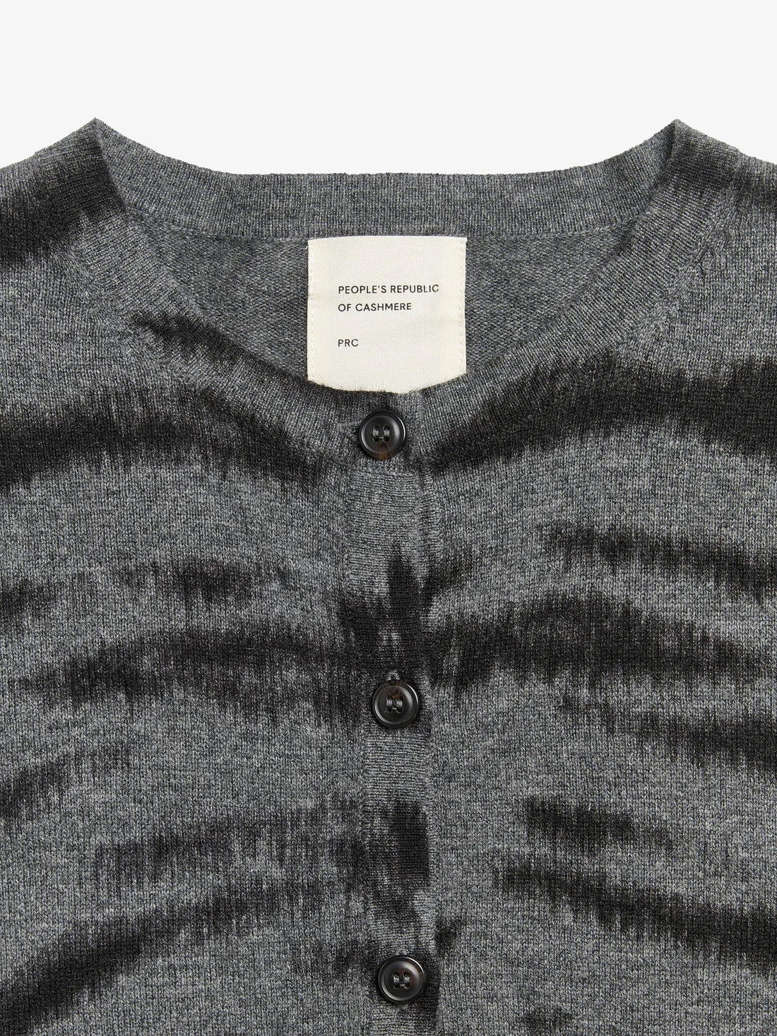 People's Republic of Cashmere  | O-Cardigan | Zebra Grey