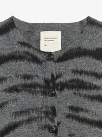 People's Republic of Cashmere  | O-Cardigan | Zebra Grey