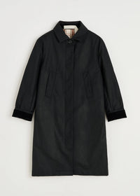 Aiayu Noor Coat Oilskin | Black