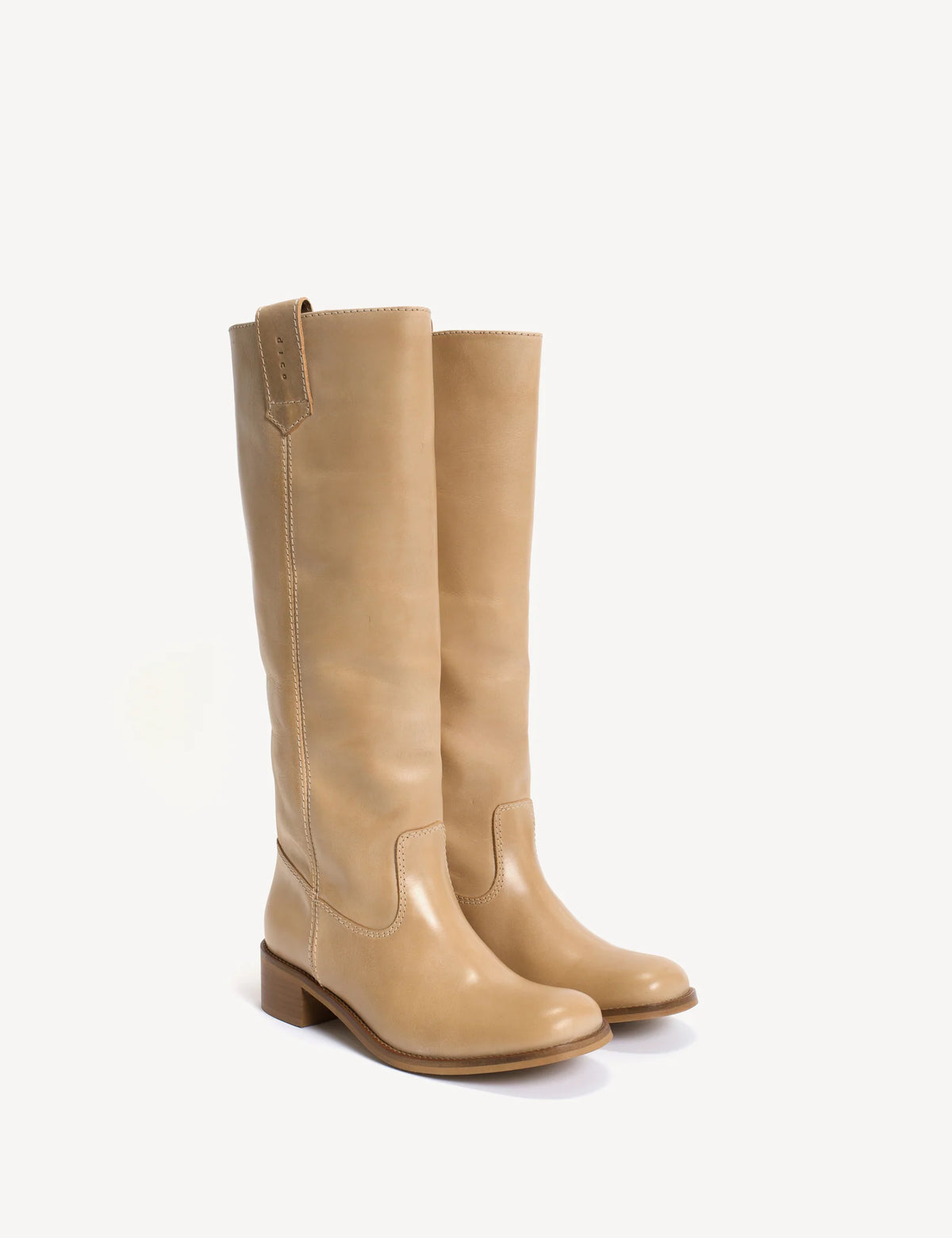 Dico Copenhagen Ann Gaucho Boot | Escovado Leather Light Tan