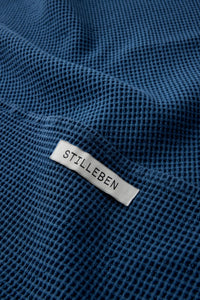 Stilleben Tea Towel Waffle | Indigo Blue | 50 x 70 cm | Viskestykke