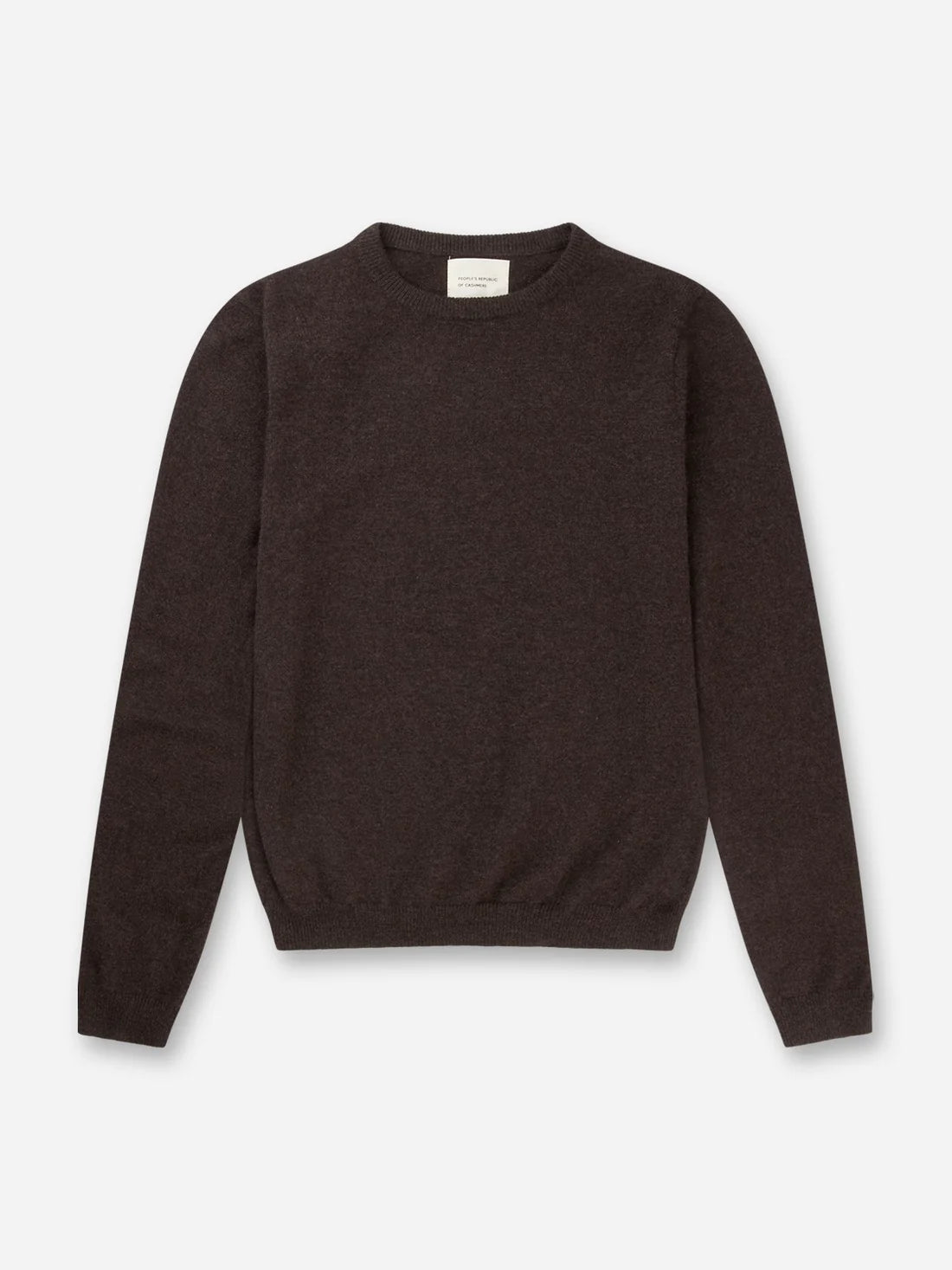 People's Republic of Cashmere  | Fitted Roundneck | Black Truffle