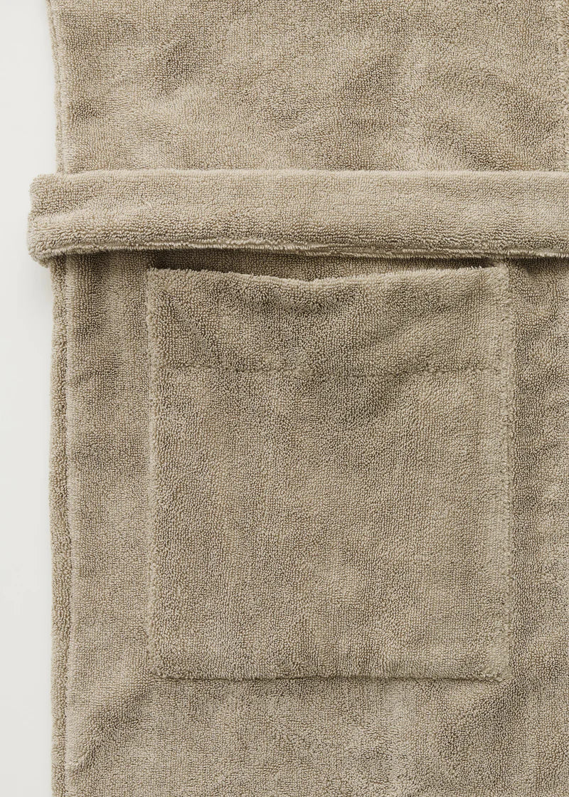 Aiayu Hooded Bathrobe Terry | Dried Linen | Badekåbe