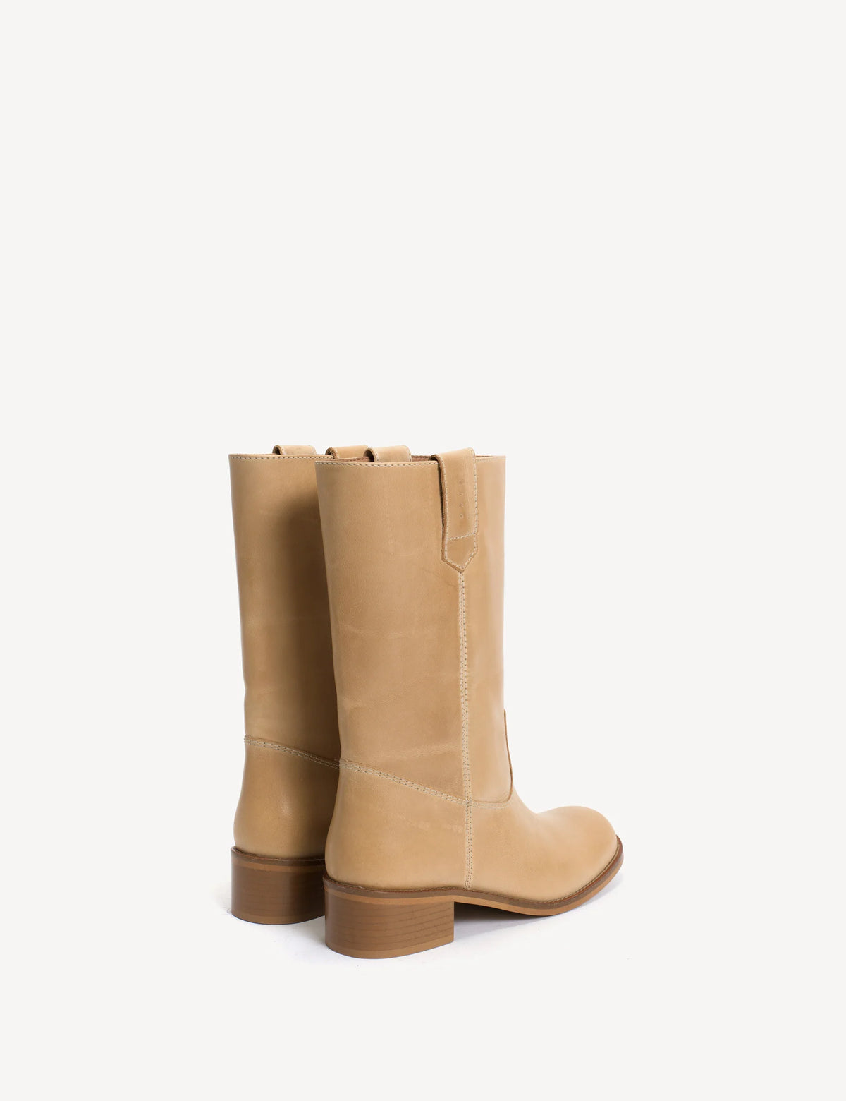 Dico Copenhagen Julia Gaucho Boot | Escovado Leather Light Tan