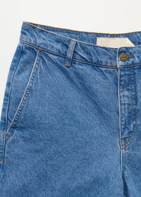 Aiayu Carlo Denim Shorts | Clear Blue