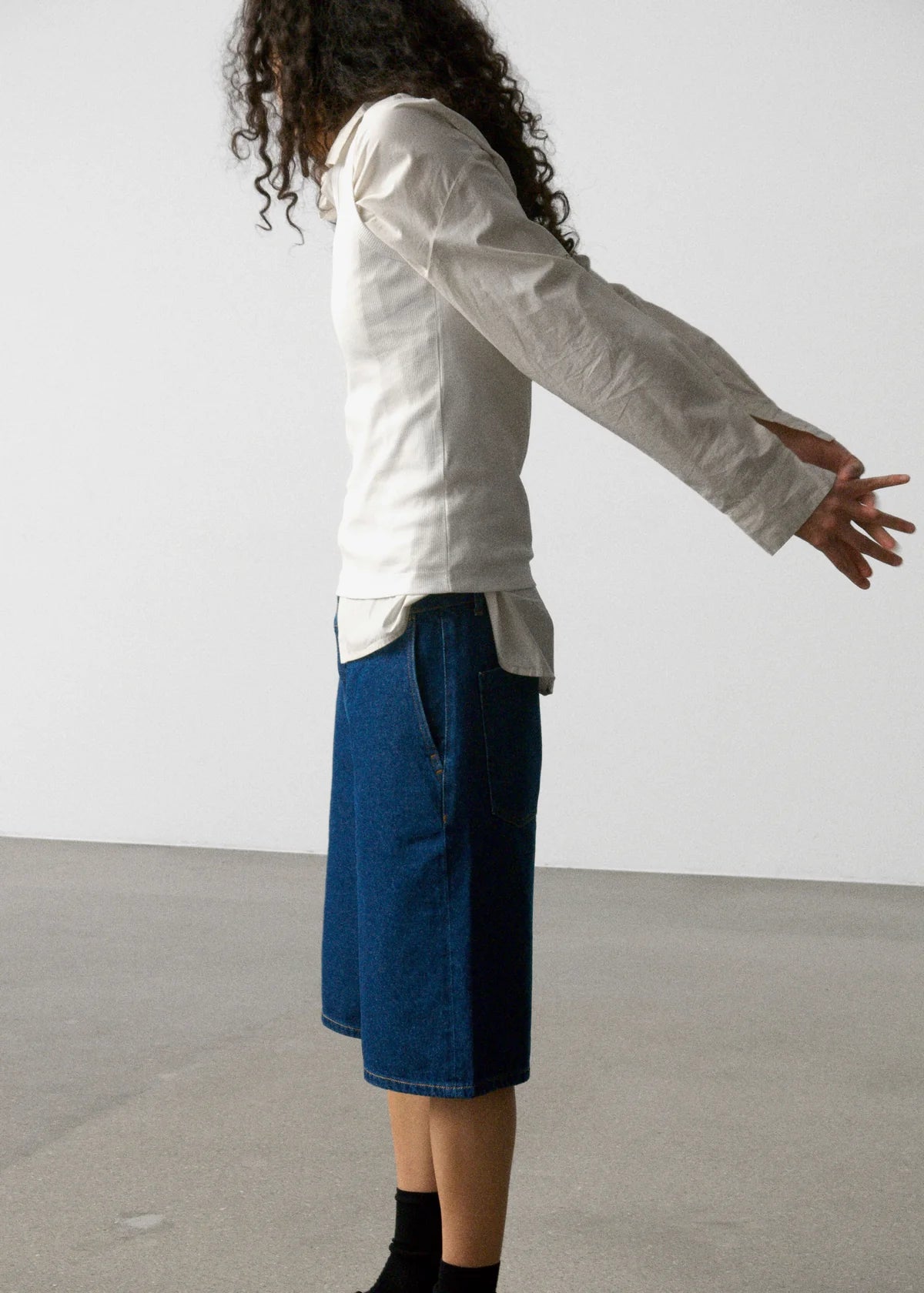 Aiayu Carlo Denim Shorts | Mid Blue