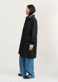 Aiayu Noor Coat Oilskin | Black