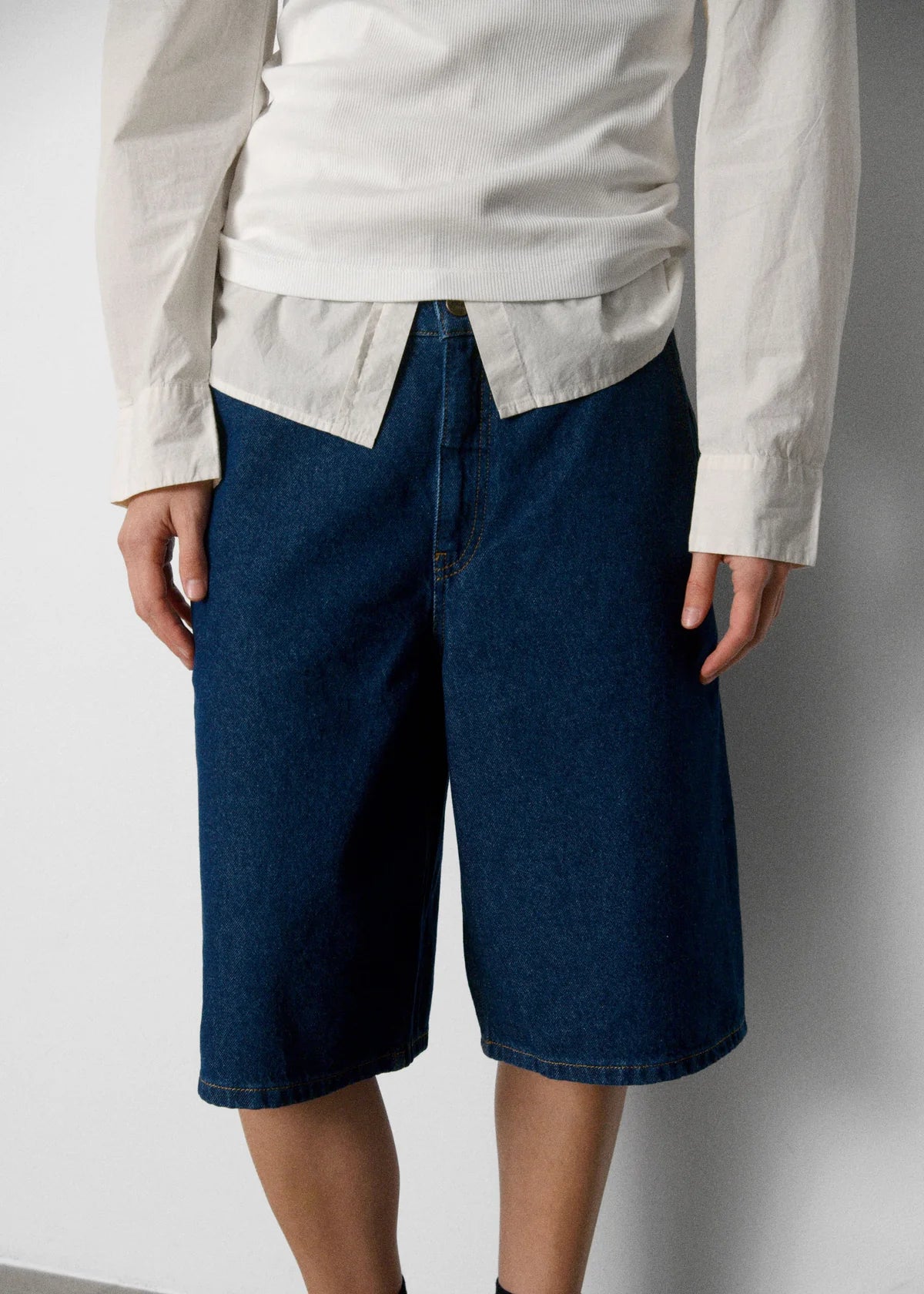 Aiayu Carlo Denim Shorts | Mid Blue