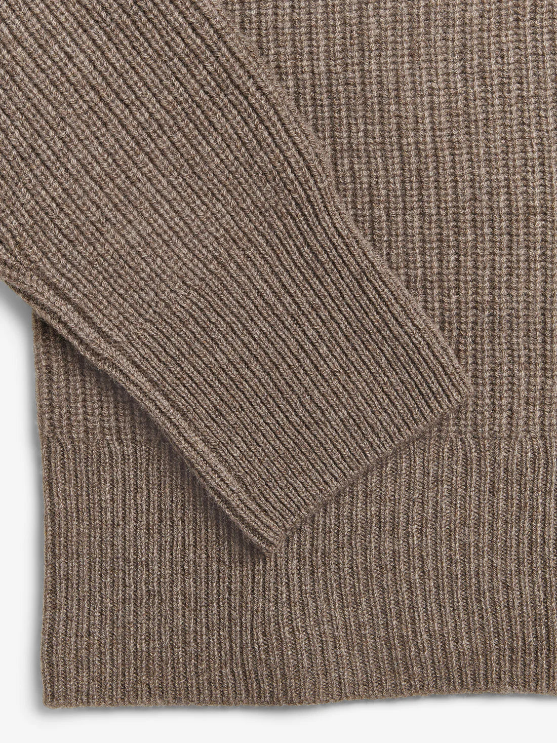 People's Republic of Cashmere  | Premium Ribbed Turtleneck | Truffle