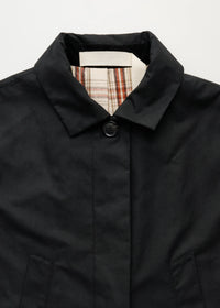 Aiayu Noor Coat Oilskin | Black