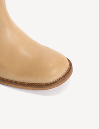 Dico Copenhagen Julia Gaucho Boot | Escovado Leather Light Tan