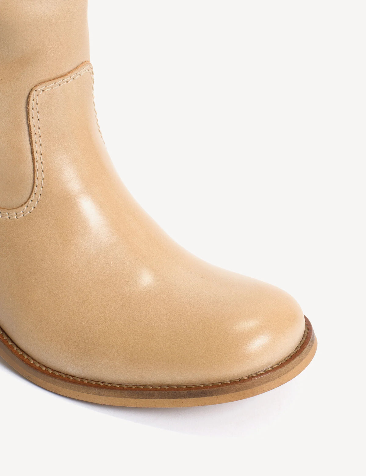 Dico Copenhagen Ann Gaucho Boot | Escovado Leather Light Tan