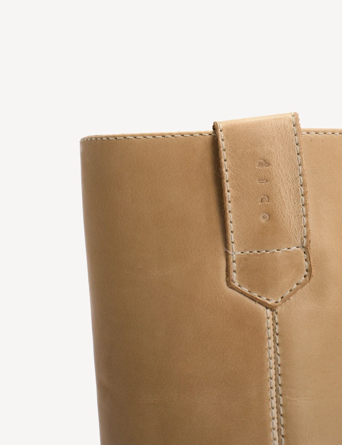 Dico Copenhagen Julia Gaucho Boot | Escovado Leather Light Tan