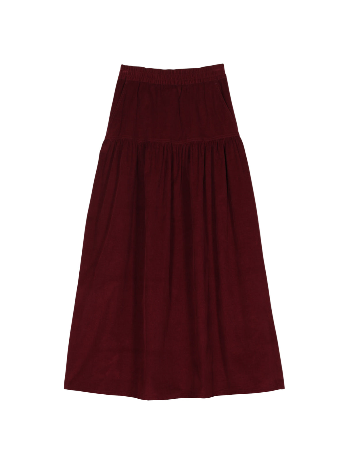 APOF Bodil Skirt | Red Plum | Baby Cord