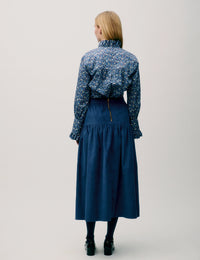 APOF Bodil Skirt | Paris Blue  | Baby Cord