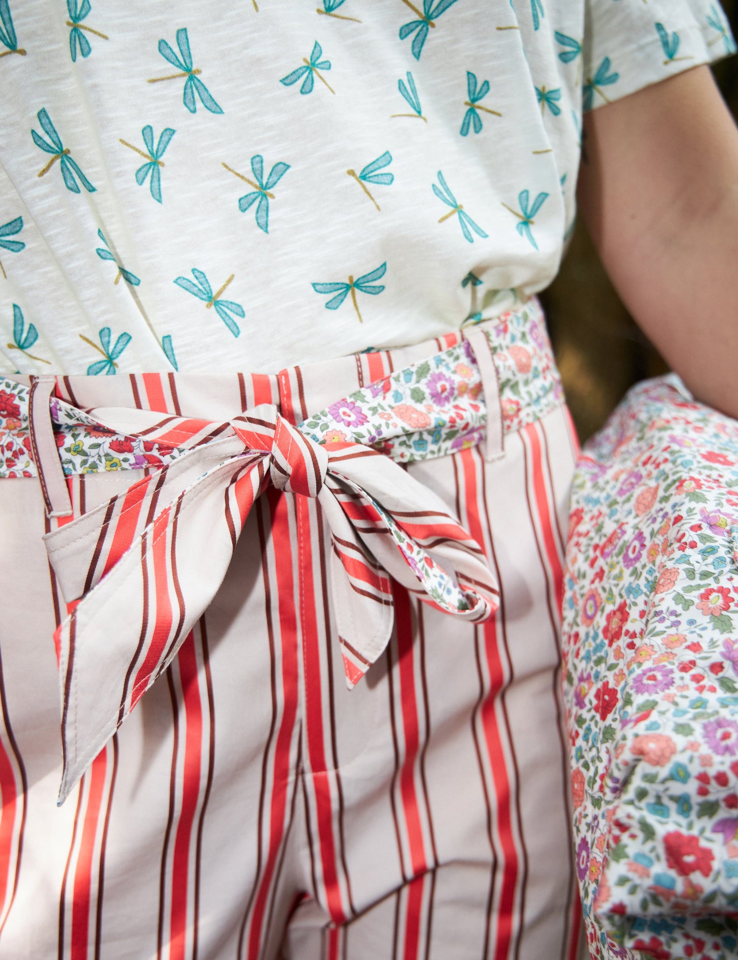 APOF Bow Bælte | Poppy Stripe/D'anjo