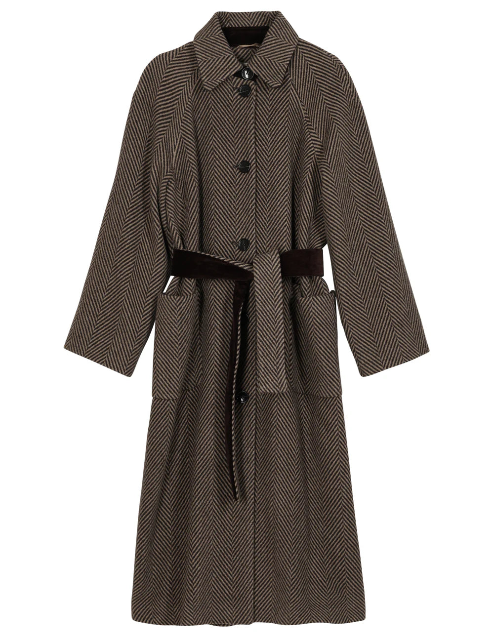 APOF Dyveke Frakke | Herringbone | Uld