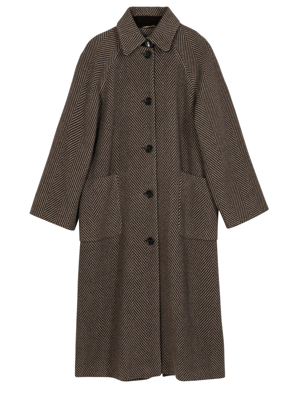 APOF Dyveke Frakke | Herringbone | Uld