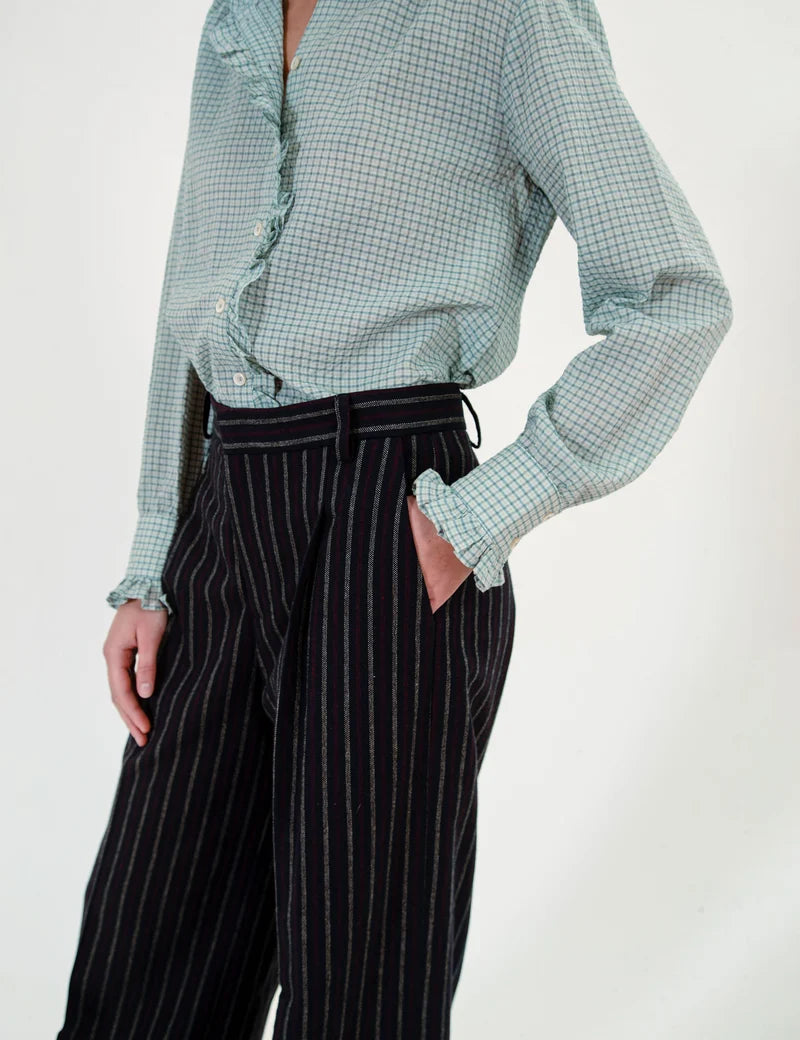 APOF Fia Pants | Navy Stripe