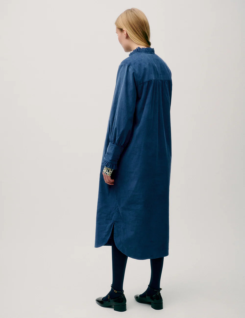 APOF Manda Dress | Paris Blue  | Baby Cord