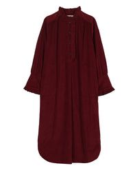 APOF Manda Dress | Red Plum | Baby Cord