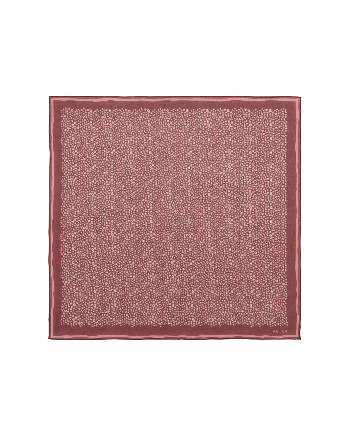Habiba Autumn Leaf Bandana | Burgundy