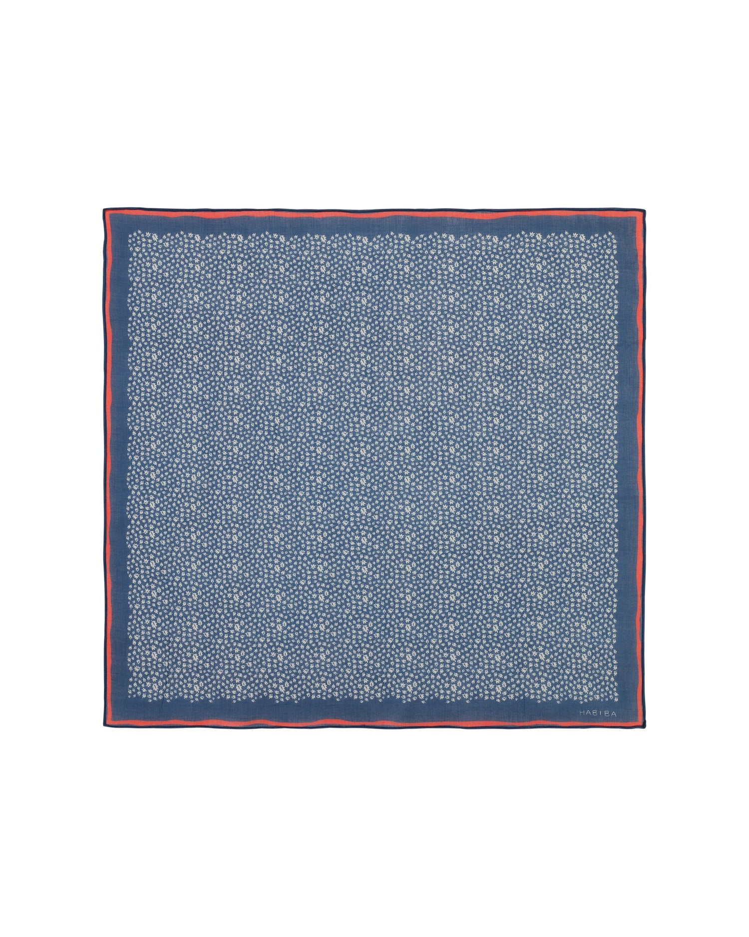 Habiba Autumn Leaf Bandana | Indigo