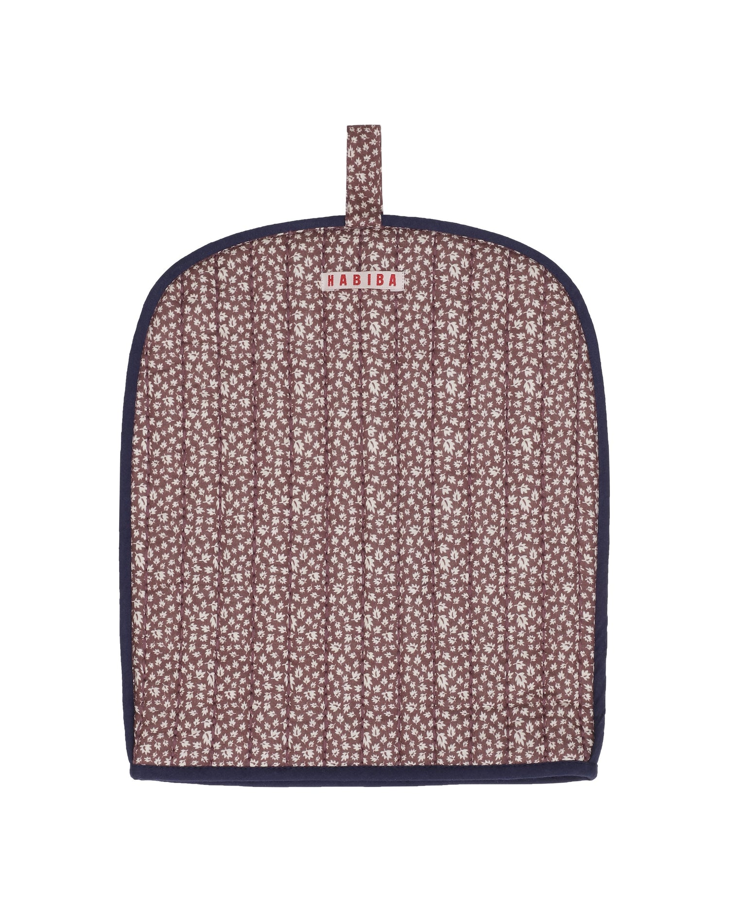 Habiba Autumn Leaf Coffee Cozy | Burgundy