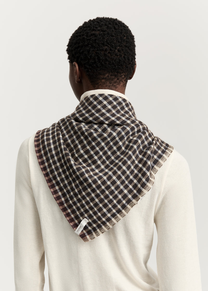 Aiayu Adelina Scarf | Mix Brown