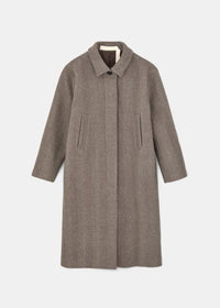 Aiayu Noah Wool Coat | Herringbone | Recycle Wool