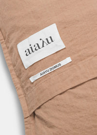 Aiayu Pillow Cotton Slub | Light Tobacco 50 x 50 cm.