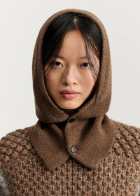 Aiayu Cindy balaclava | Brownie | Pure Llama
