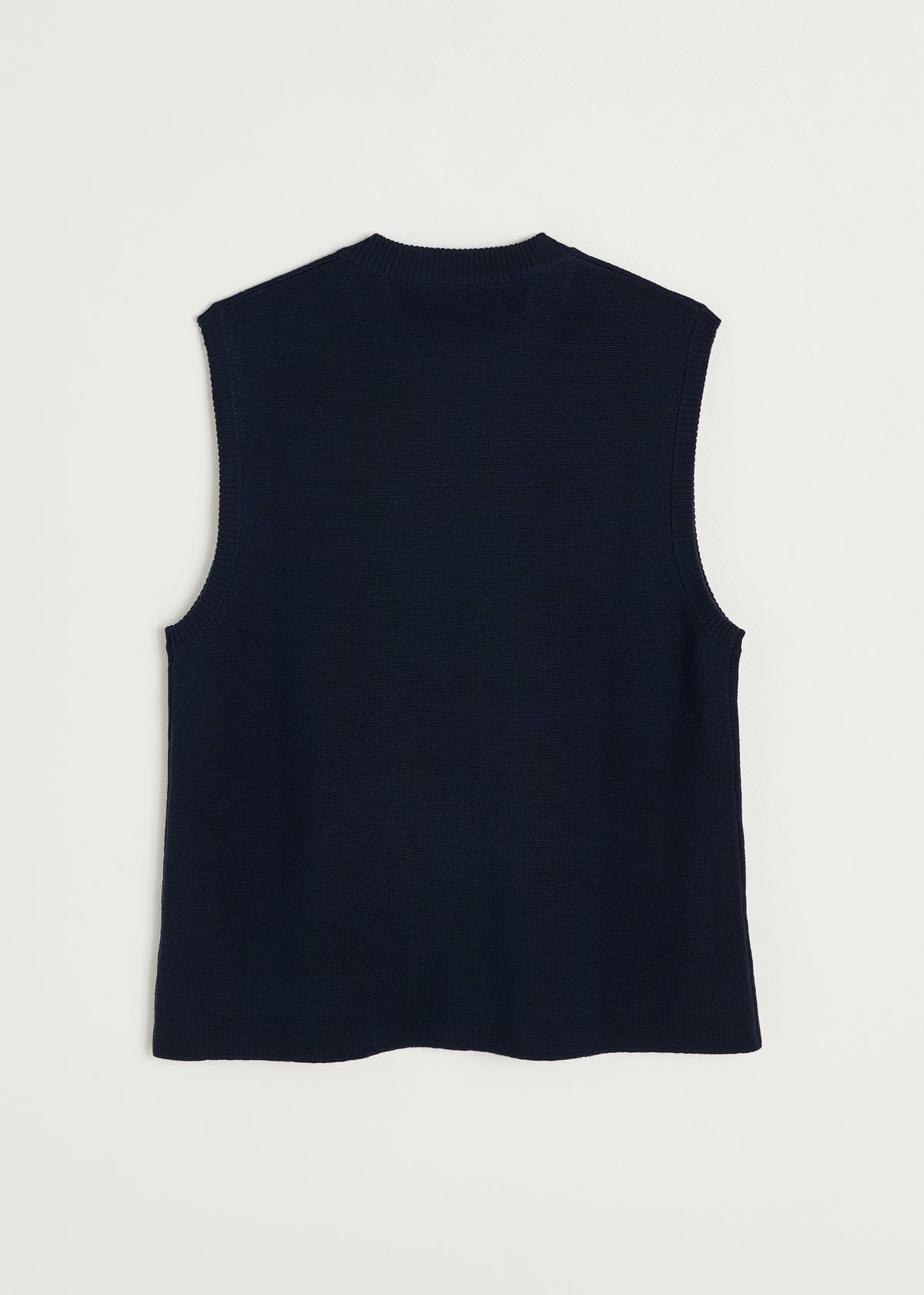 Aiayu Elva Vest - Pure Merino Uld | Navy